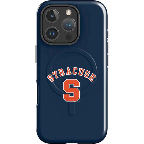 Syracuse University S Blue iPhone 16 Pro Max Magsafe Impact Case