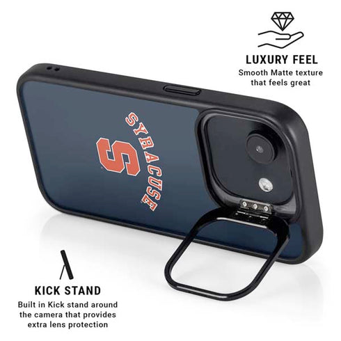 Syracuse University S Blue iPhone 16e Kickstand Case