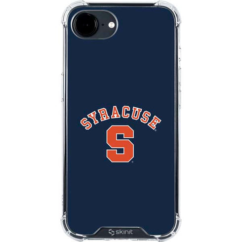 Syracuse University S Blue iPhone 16e Clear Case