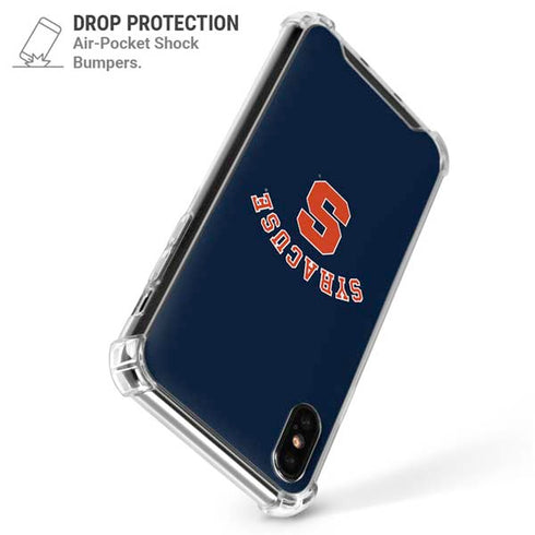 Syracuse University S Blue iPhone X/XS Clear Case