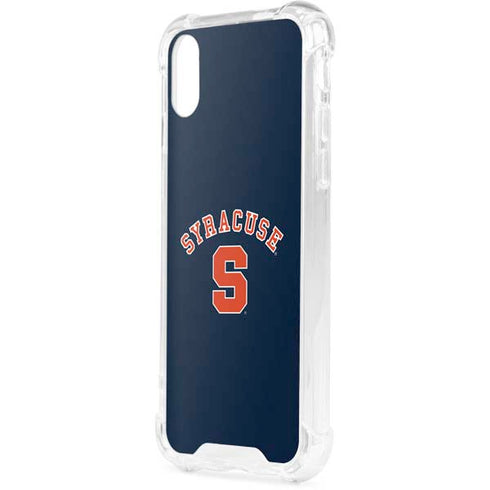 Syracuse University S Blue iPhone XS Clear Case
