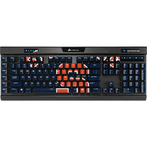 Syracuse University S Blue K95 RGB PLATINUM Mechanical Gaming Keyboard Skin