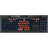 Syracuse University S Blue K95 RGB PLATINUM Mechanical Gaming Keyboard Skin