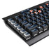 Syracuse University S Blue K95 RGB PLATINUM Mechanical Gaming Keyboard Skin