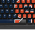 Syracuse University S Blue K95 RGB PLATINUM Mechanical Gaming Keyboard Skin
