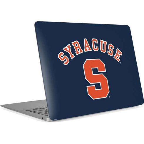 Syracuse University S Blue Apple MacBook Air Skin