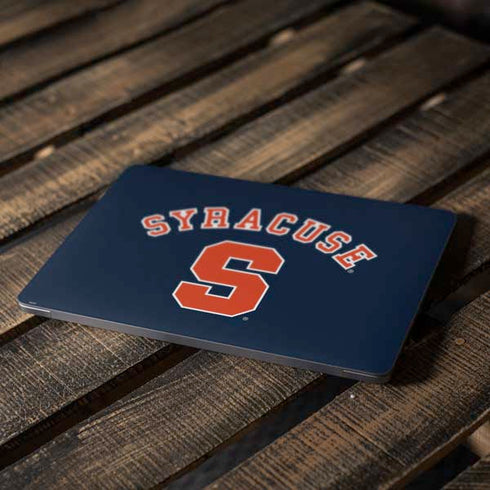 Syracuse University S Blue Apple MacBook Air Skin