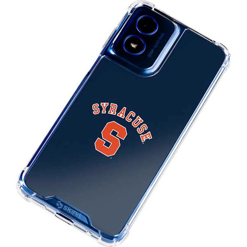 Syracuse University S Blue Moto G 5G (2024) Clear Case