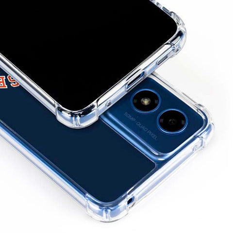 Syracuse University S Blue Moto G 5G (2024) Clear Case