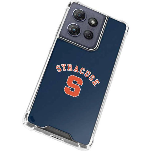 Syracuse University S Blue Moto G Stylus 5G (2025) Clear Case