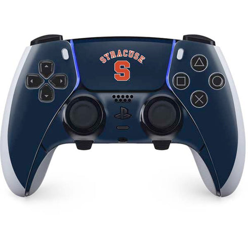 Syracuse University S Blue PS5 DualSense Edge Pro Controller Skin