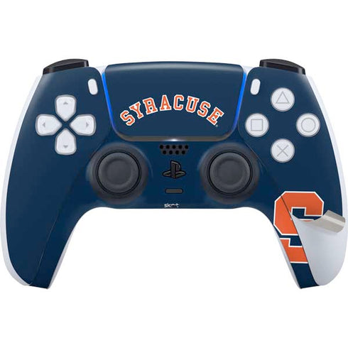 Syracuse University S Blue PS5 Pro Bundle Skin