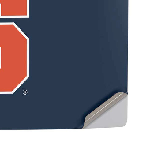 Syracuse University S Blue PS5 Pro Disk Console Skin