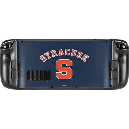 Syracuse University S Blue Steam Deck Handheld Gaming Computer Skin