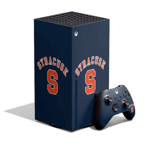 Syracuse University S Blue XBox Series X Digital Edition Bundle Skin