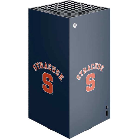 Syracuse University S Blue XBox Series X Digital Edition Console Skin
