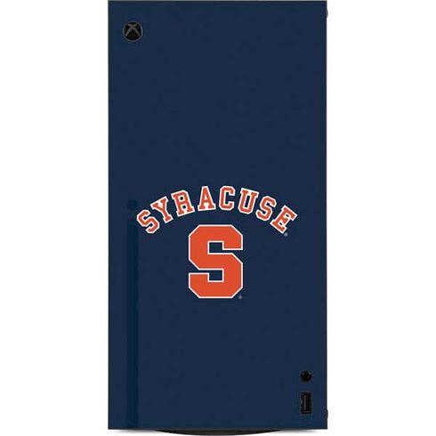 Syracuse University S Blue XBox Series X Digital Edition Console Skin