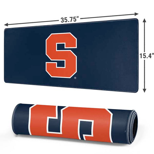 Syracuse University S Logo Gaming Mouse Pad