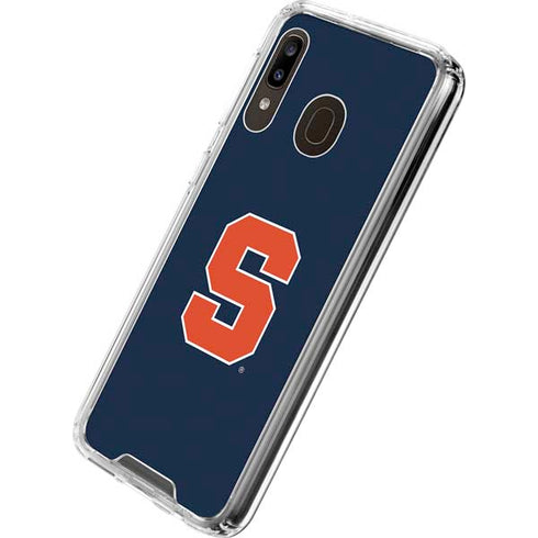 Syracuse University S Logo Galaxy A30 Clear Case