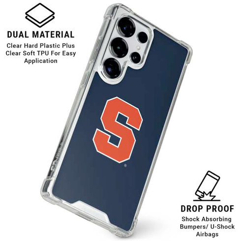 Syracuse University S Logo Galaxy S25 Ultra Clear Case