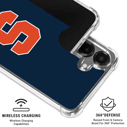 Syracuse University S Logo Galaxy S26 Plus Clear Case