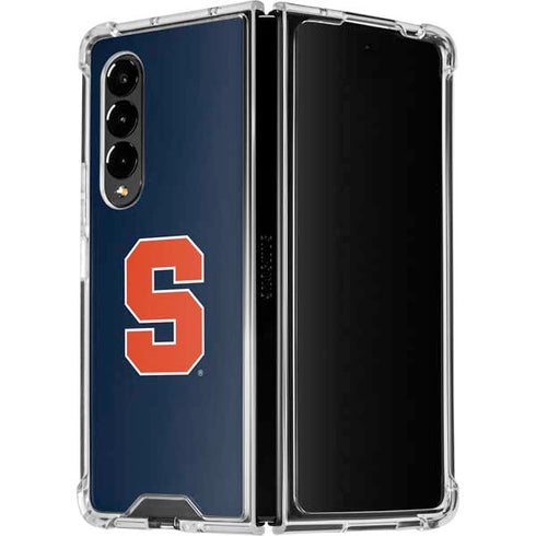 Syracuse University S Logo Galaxy Z Fold4 5G Clear Case