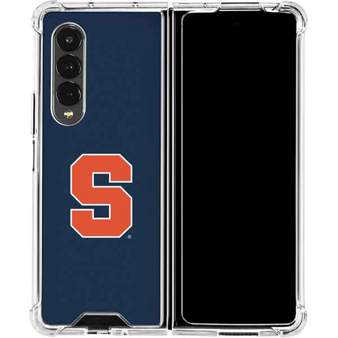 Syracuse University S Logo Galaxy Z Fold4 5G Clear Case