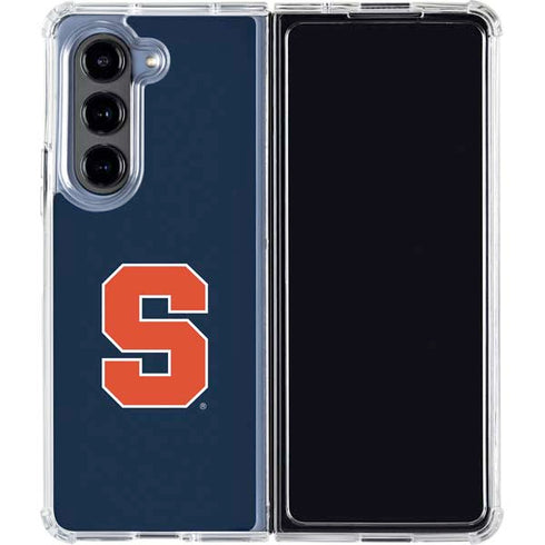 Syracuse University S Logo Galaxy Z Fold5 5G Clear Case