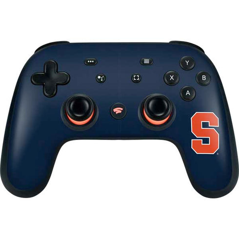 Syracuse University S Logo Google Stadia Controller Skin