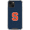 Syracuse University S Logo iPhone 14 Plus Clear Case