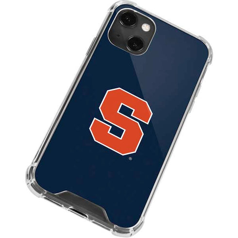Syracuse University S Logo iPhone 14 Plus Clear Case