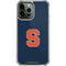 Syracuse University S Logo iPhone 14 Pro Max Clear Case