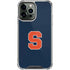 Syracuse University S Logo iPhone 14 Pro Max Clear Case