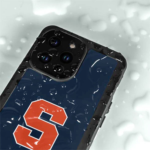Syracuse University S Logo iPhone 14 Pro Waterproof Case