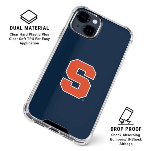 Syracuse University S Logo iPhone 15 Clear Case