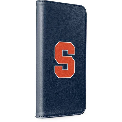 Syracuse University S Logo iPhone 15 Plus Folio Case