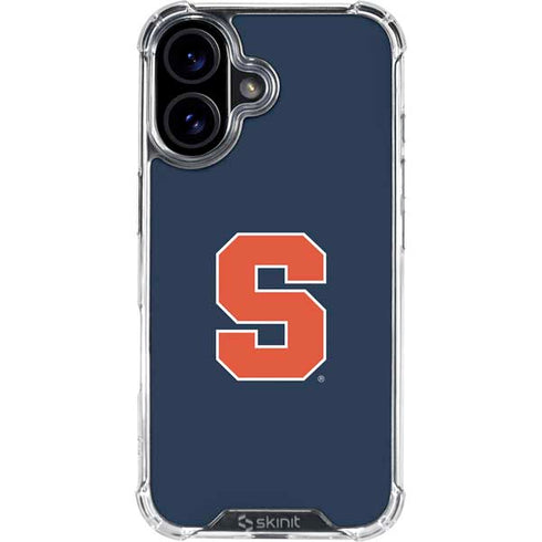 Syracuse University S Logo iPhone 16 Clear Case