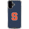 Syracuse University S Logo iPhone 16 Clear Case