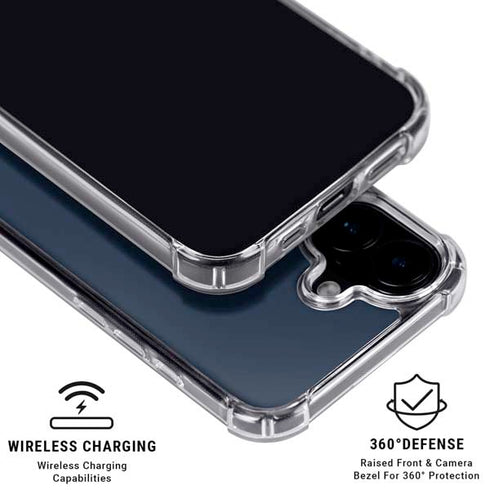 Syracuse University S Logo iPhone 16 Clear Case