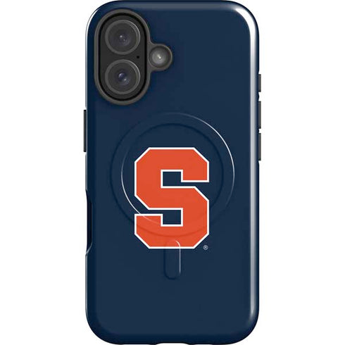 Syracuse University S Logo iPhone 16 Magsafe Impact Case