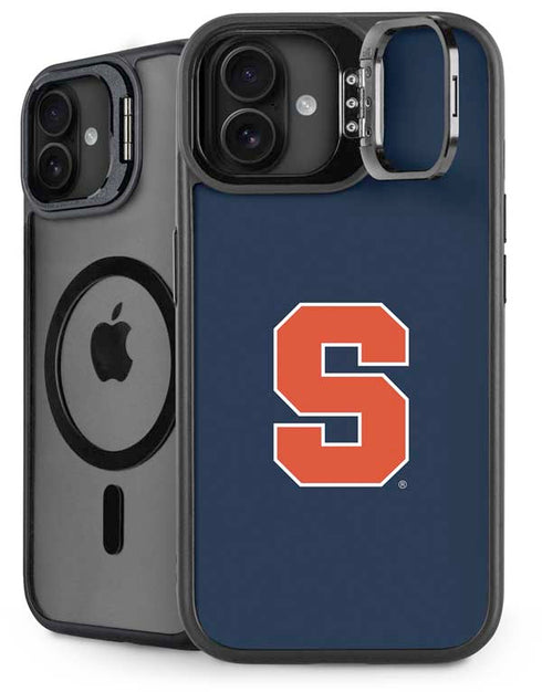 Syracuse University S Logo iPhone 16 Plus Kickstand Case