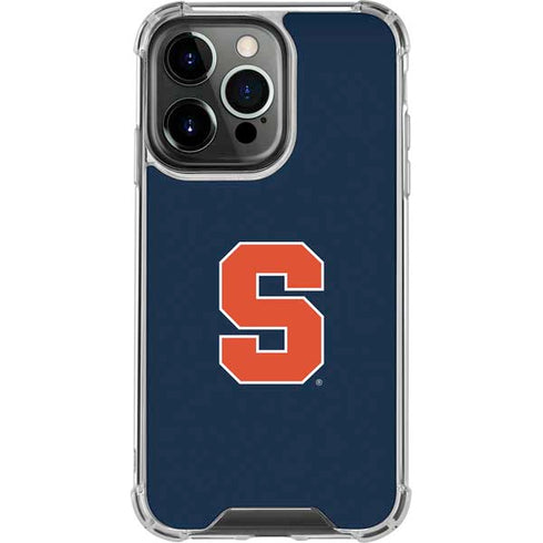 Syracuse University S Logo iPhone 16 Pro Max Clear Case