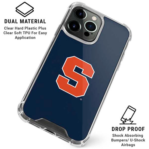 Syracuse University S Logo iPhone 16 Pro Max Clear Case