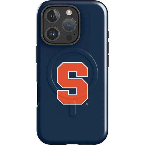 Syracuse University S Logo iPhone 16 Pro Max Magsafe Impact Case