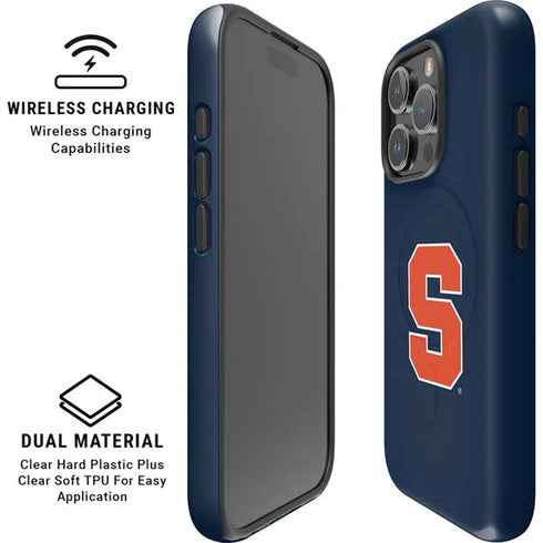 Syracuse University S Logo iPhone 16 Pro Max Magsafe Impact Case