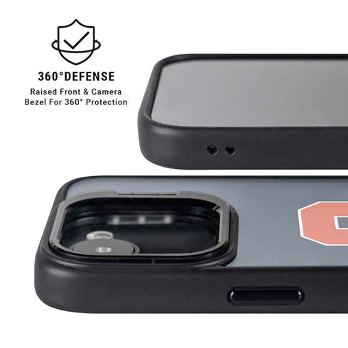 Syracuse University S Logo iPhone 16e Kickstand Case