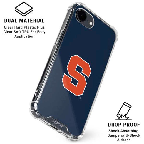 Syracuse University S Logo iPhone 16e Clear Case