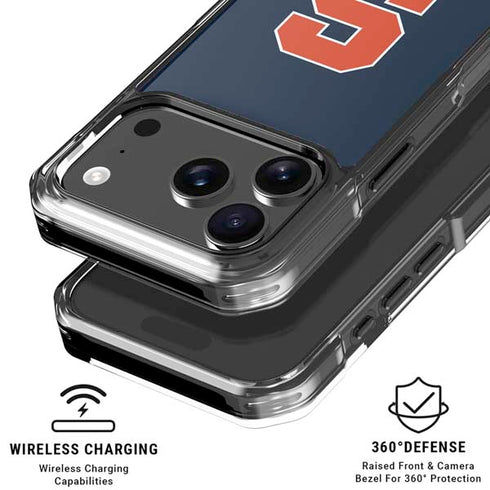 Syracuse University S Logo iPhone 17 Pro Clear Case