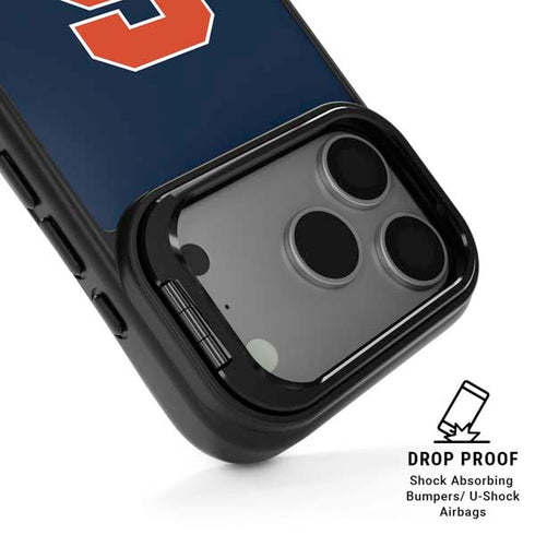 Syracuse University S Logo iPhone 17 Pro Max Kickstand Case