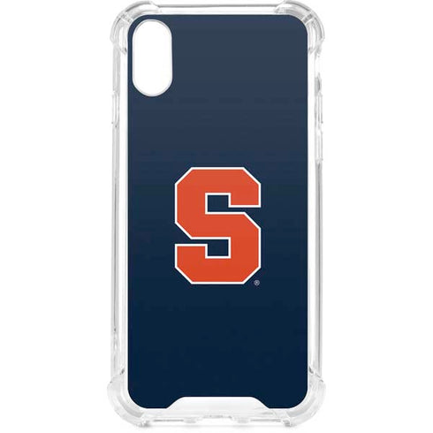 Syracuse University S Logo iPhone XS Clear Case